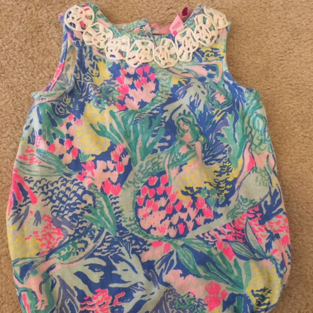 Lilly Pulitzer mermaid cove bodysuit